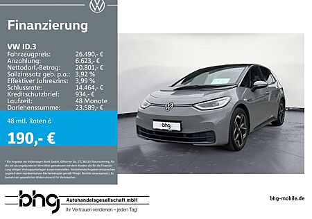 VW ID.3 Volkswagen Pro Performance PANO HUD IQ.Light 62KW/h