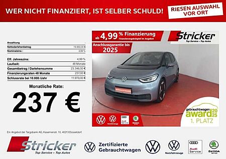 VW ID.3 Volkswagen Tech 150/58 237,-ohne Anzahlung AHK Pano LED-Matr