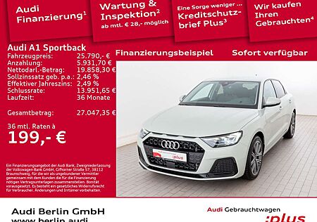 Audi A1 Advanced 25 TFSI S tr. PDC LED VIRT