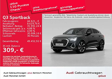 Audi Q3 40 TFSI qu. S tronic S line StdHzg/