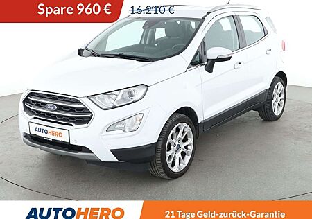 Ford EcoSport gebraucht kaufen Ford EcoSport 1.0 EcoBoost Titanium Aut.*NAVI*TEMPO*PDC*SHZ*