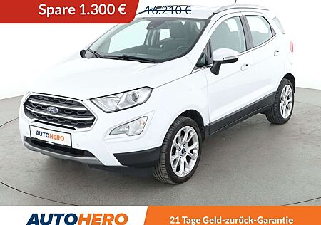 Ford EcoSport gebraucht kaufen Ford EcoSport 1.0 EcoBoost Titanium Aut.*NAVI*TEMPO*PDC*SHZ*