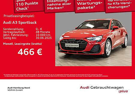 Audi A3 30 TFSI S line S tronic Sitzhzg Kli