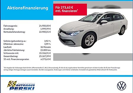VW Golf Variant Volkswagen VIII 8 Variant 1.5 eTSI Life DSG KLIMA, LED, NAVI