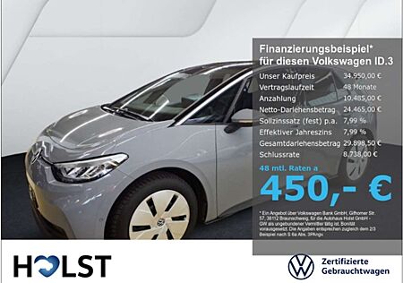 VW ID.3 Volkswagen Pro electric 150kW RüFaKa ACC CCS DAB+