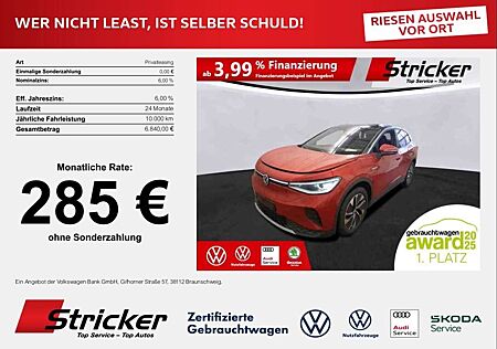 VW ID.4 Volkswagen Pro Performance 285,-ohne Anzahlung Pano Top-Spor