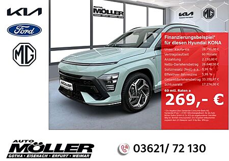 Hyundai Kona 1.6 GDI HYBRID N-Line Navi Leder 360° Digitales Co