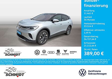 Volkswagen ID.4 Pro 210 kW 4Motion Wärmepumpe AHK eSD