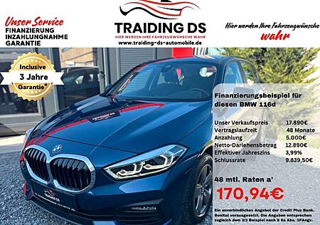 BMW 116 d Advantage / LED / SPUR ASS/ 3 JA. GARANTIE