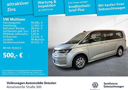VW T7 Multivan Volkswagen 2.0 TDI DSG Life LÜ EasyOpenAdv. VaV