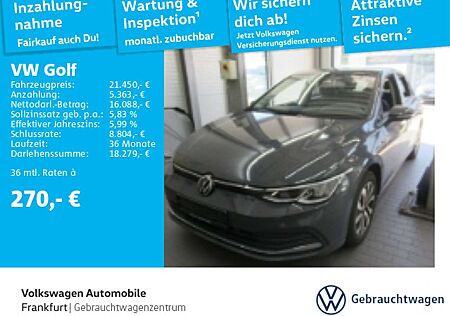 VW Golf Volkswagen VIII 2.0 TDI DSG Active Navi ACC AHK
