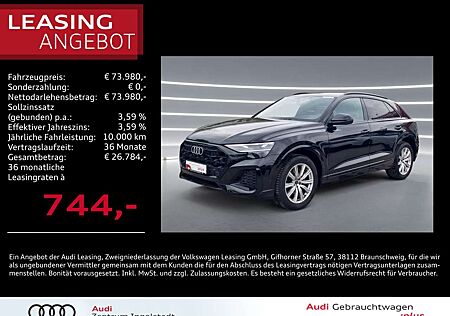 Audi Q8 45 TDI qu MATRIX Luft AHK HuD Optik-schw. 21"