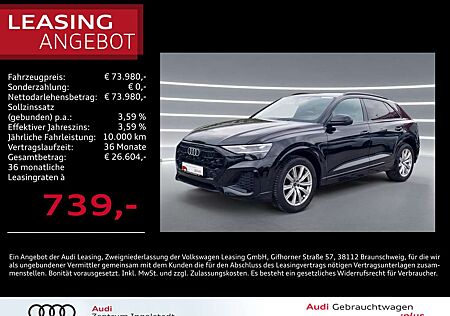 Audi Q8 45 TDI qu MATRIX Luft AHK HuD Optik-schw. 21"