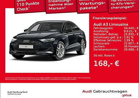 Audi A3 30 TFSI S tronic LED AHK Sound ACC