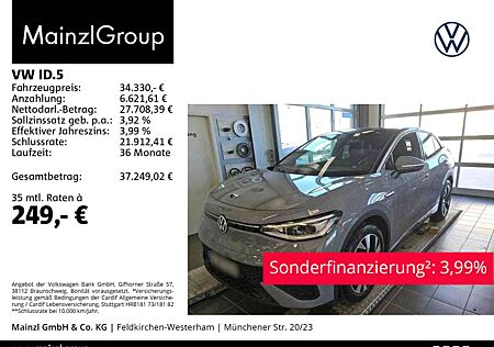 VW ID.5 Volkswagen Pro 77kWh (82kWh) AHK Navi 360° Matrix ACC