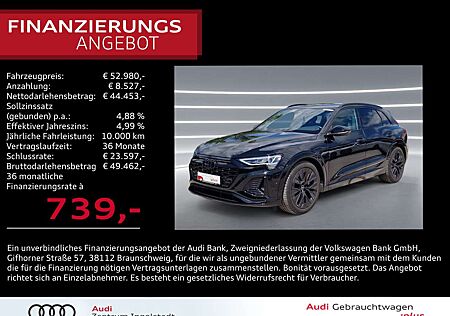 Audi Q8 e-tron 50 qu 2x S line MATRIX AHK ACC 21" Kam.