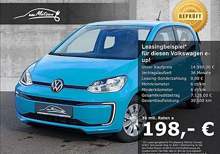 VW e-up! Volkswagen e-up! SOH 94,3% AVILOO ZERTIFIKAT CCS Kamera PDC Komfort