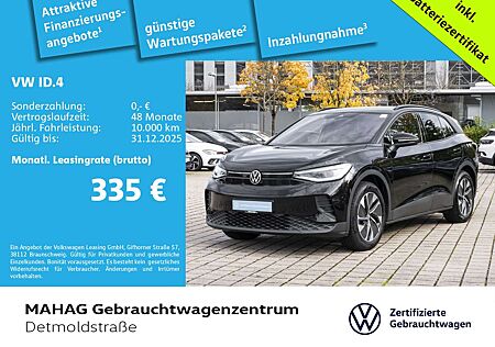 VW ID.4 Volkswagen Pure 125kW Wärmepu CCS IQ.Light Nav ParkPil