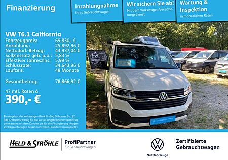 VW T6 Volkswagen .1 California Ocean Edition 2.0TDI 4M AHK STHZ