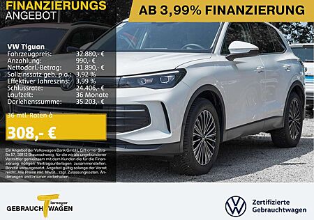 VW Tiguan Volkswagen 1.5 eTSI DSG LIFE LM18 LED+ AHK KAMERA