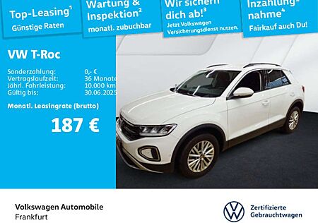 VW T-Roc Volkswagen 1.0 TSI Life Navi Spurhalteassistent LED-R