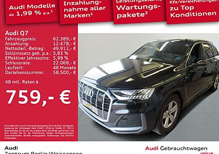 Audi Q7 50 TDI TIPT*QUA*S-LINE*MATRIX*HUD*PANO*LUFT**