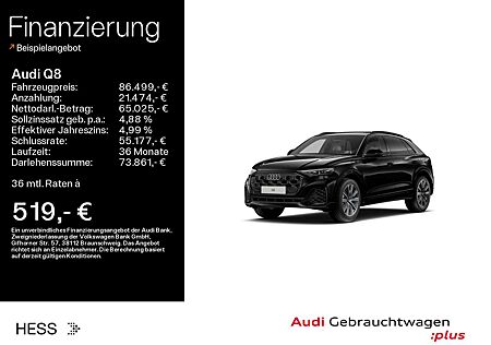Audi Q8 55 TFSIe quattro S-LINE*HUD*LEDER*B&O*MATRIX*