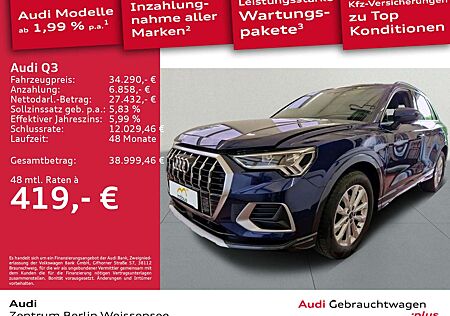 Audi Q3 35 TDI S-TRO*QUA*ADVANCED*NAV*RFK*MEMORY*LED*