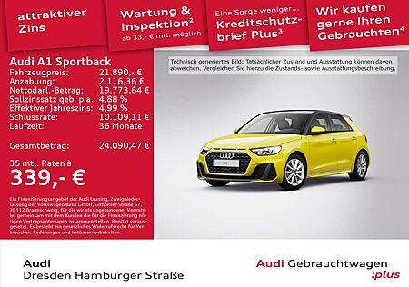 Audi A1 25 TFSI S line LED Navi S tronic