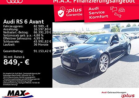 Audi RS6 Avant 280 KM/H+HD MATRIX+AHK+LUFT+WABEN+B&O+