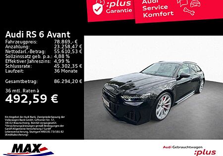 Audi RS6 Avant 280 KM/H+HD MATRIX+AHK+LUFT+WABEN+B&O+