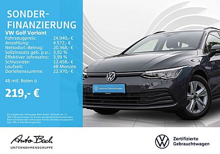 VW Golf Variant Volkswagen Golf VIII Variant 2.0 TDI DSG Life, Navi, LED, R