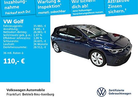 VW Golf Volkswagen VIII 2.0 TDI DSG GTD Navi LEDPlus DAB+ Fron