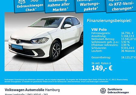 VW Polo Volkswagen Life 1.0 Navi Sitzheizung Einparkhilfe