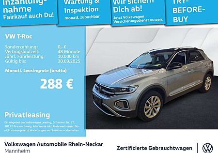 VW T-Roc Volkswagen 1.5 TSI Style DSG Navi AHK LED uvm