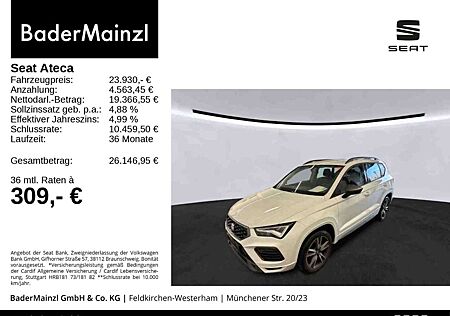 Seat Ateca 2.0 TDI FR AHK Kamera Navi LED SHZ Carplay
