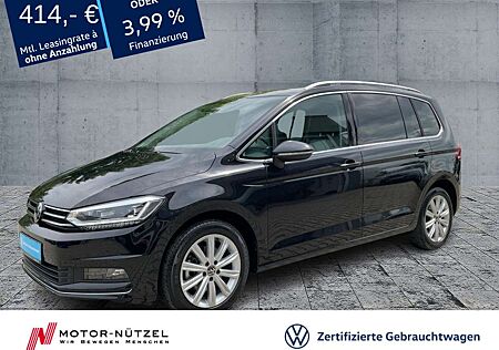 VW Touran Volkswagen 2.0 TDI DSG HIGHLINE LED+NAVI+AHK+ACC+7SI