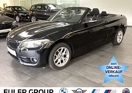 BMW 218 i A Cabrio Sport-Line AHK Navi LED HiFi DAB Komfzg