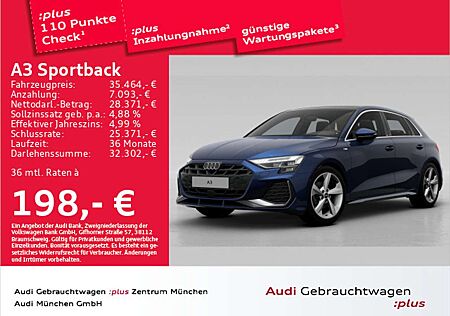Audi A3 35 TDI S tronic 2x S line Pano/Matr