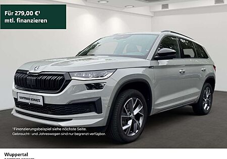 Skoda Kodiaq gebraucht kaufen Skoda Kodiaq 2.0 TDI Sportline 4M DSG STHZ DCC NAVI ACC KAM LED
