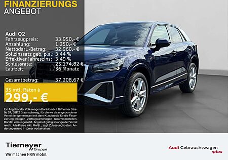 Audi Q2 35 TFSI 2x S LINE LM18 FEINNAPPA AHK MATRIX N