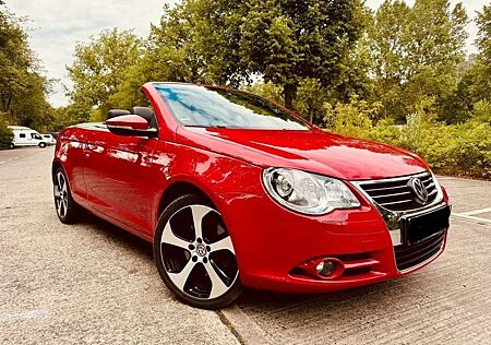 VW Eos Volkswagen 2.0 TSI TFSI 200PS DSG ROT LEDER XENON