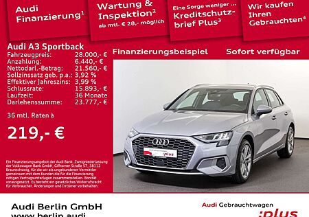 Audi A3 Advanced 30 TDI 6-G. LED VIRTC DAB