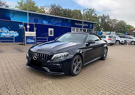 Mercedes-Benz C 63 AMG Cabrio*Black*Klappe*Sitzklima*Neck.*Leder.*Spur