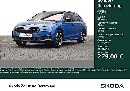 Skoda Octavia Combi 2.0TDI DSG Sportline AHK HuD NAV CANTON S...