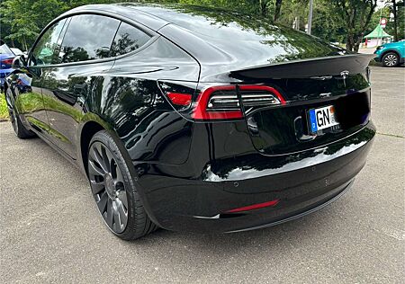 Tesla Model 3 . Allradantrieb Dual Motor Performans