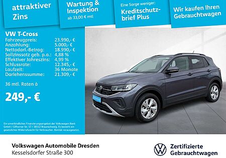 VW T-Cross Volkswagen 1.0 TSI Life ACC Lane LED Navi DAB