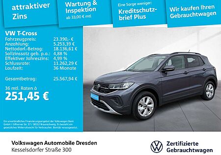 VW T-Cross Volkswagen 1.0 TSI Life ACC Lane LED Navi DAB