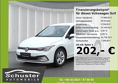 VW Golf Volkswagen VIII Life 1.5TSI*LED Navi R-Kam VKZ-Erk SHZ