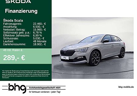 Skoda Scala 1.0 TSI DSG **MONTE CARLO** PANO*APP-CONNE